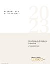 Rapport du 3e trimestre de 2023